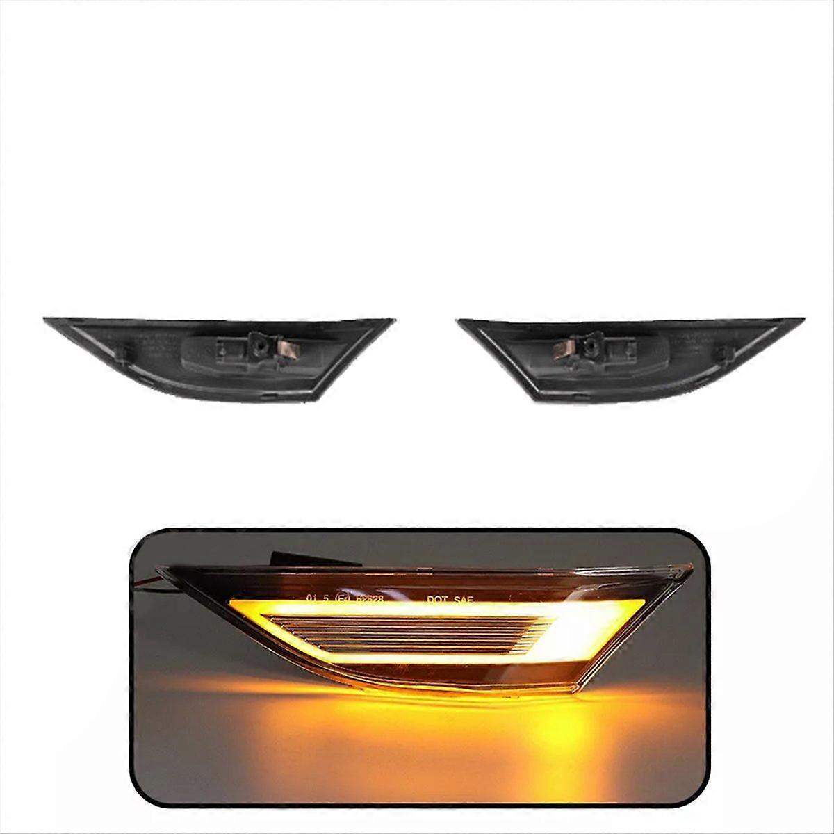 Gelbe Led-seitenmarkierungsleuchten Mit Blinkern Für Porsche 99163125506