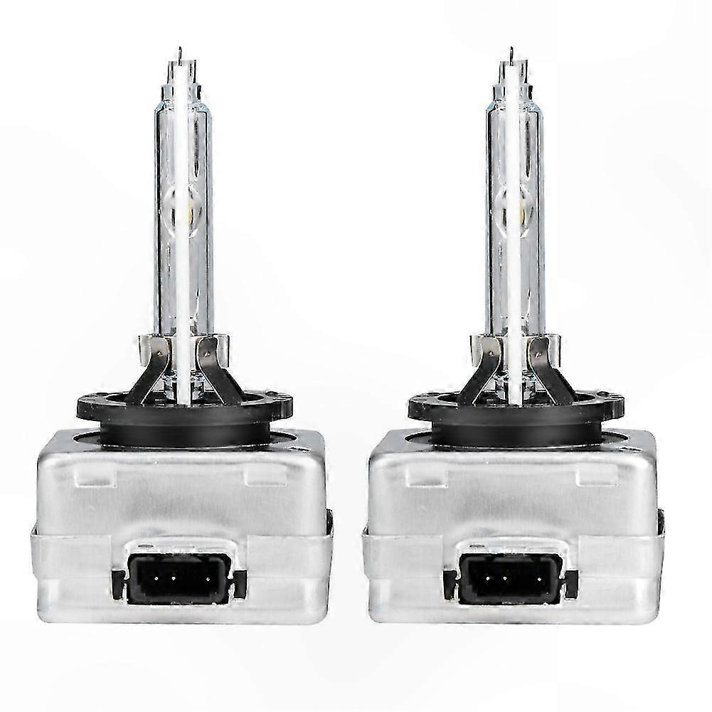 2er-pack Xenon D3s Hid-lampen, 6000k 35w, Ultrahell, Lange Lebensdauer, Inklusive Metallhalterung