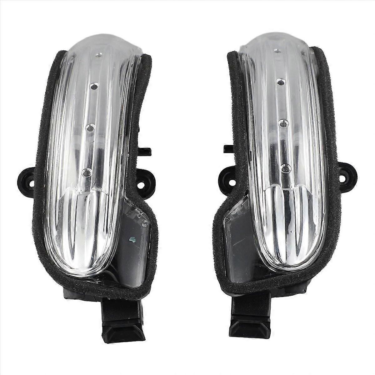 Rechter Und Linker Außenspiegel Mit Led-blinker, Versenkter Richtungsanzeigeleuchte, Paar Rückspiegel Für Autos, Direkter Ersatz, Integriertes Blinklicht, Universelles Autozubehör.