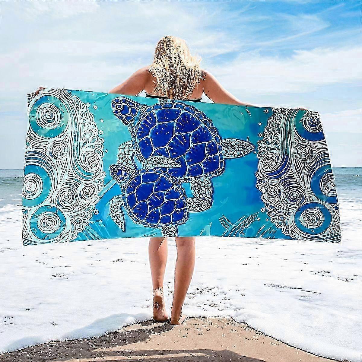 Mikrofaser-reisehandtuch Für Damen – Saugfähig, Schnelltrocknend Und Weich Für Strand, Schwimmen, Urlaub Und Outdoor-abenteuer