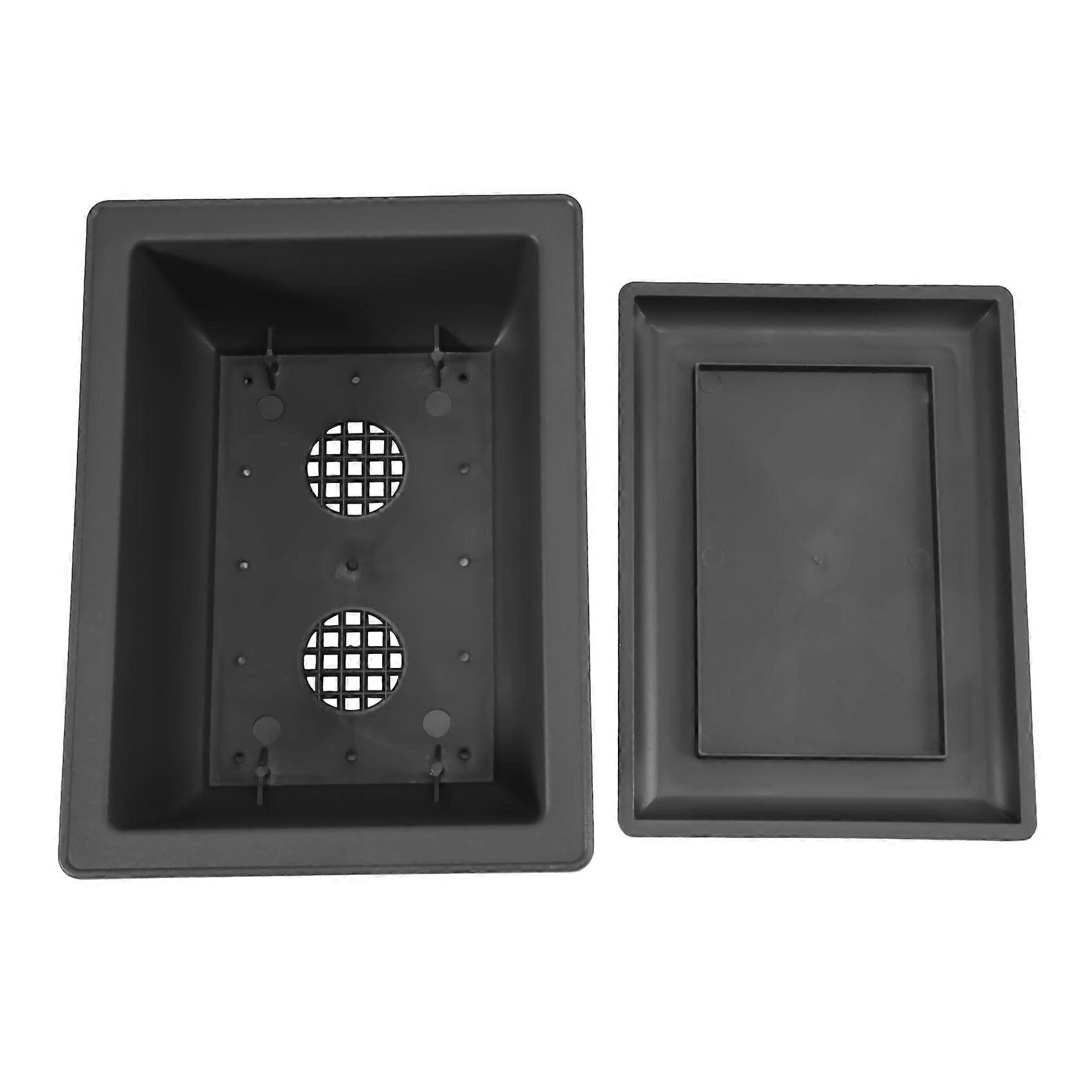 6 Kunststoff-pflanztöpfe Für Garten, Terrasse Und Wohnzimmer, 22,5 X 16,5 Cm, 6er-set