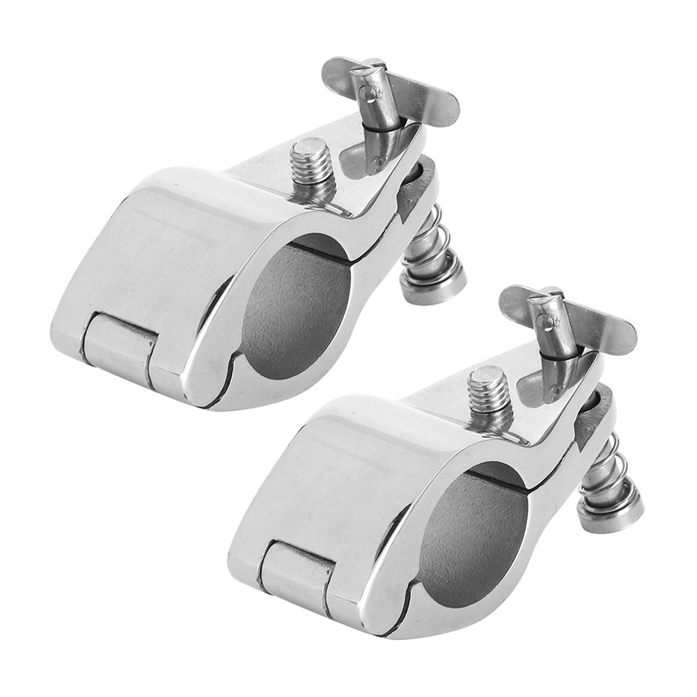 2 Stahl-bootsscharniere, Beweglicher, Verschiebbarer Oberkiefer, Spitze Beschläge Im Marinestil, 25 Mm