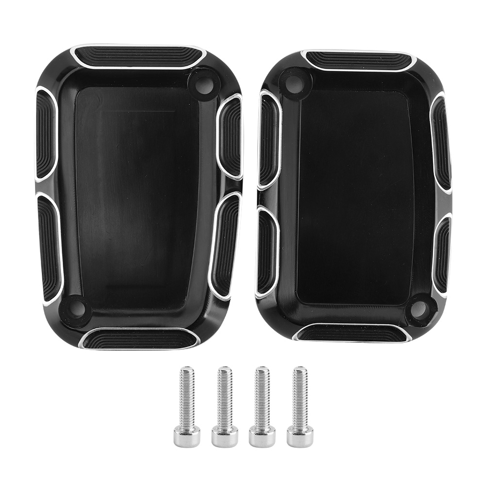 Paar Cnc-gefräste Abdeckungen Für Brems- Und Kupplungsgeberzylinder Von Motorrädern, Kompatibel Mit Touring 2008-2019.