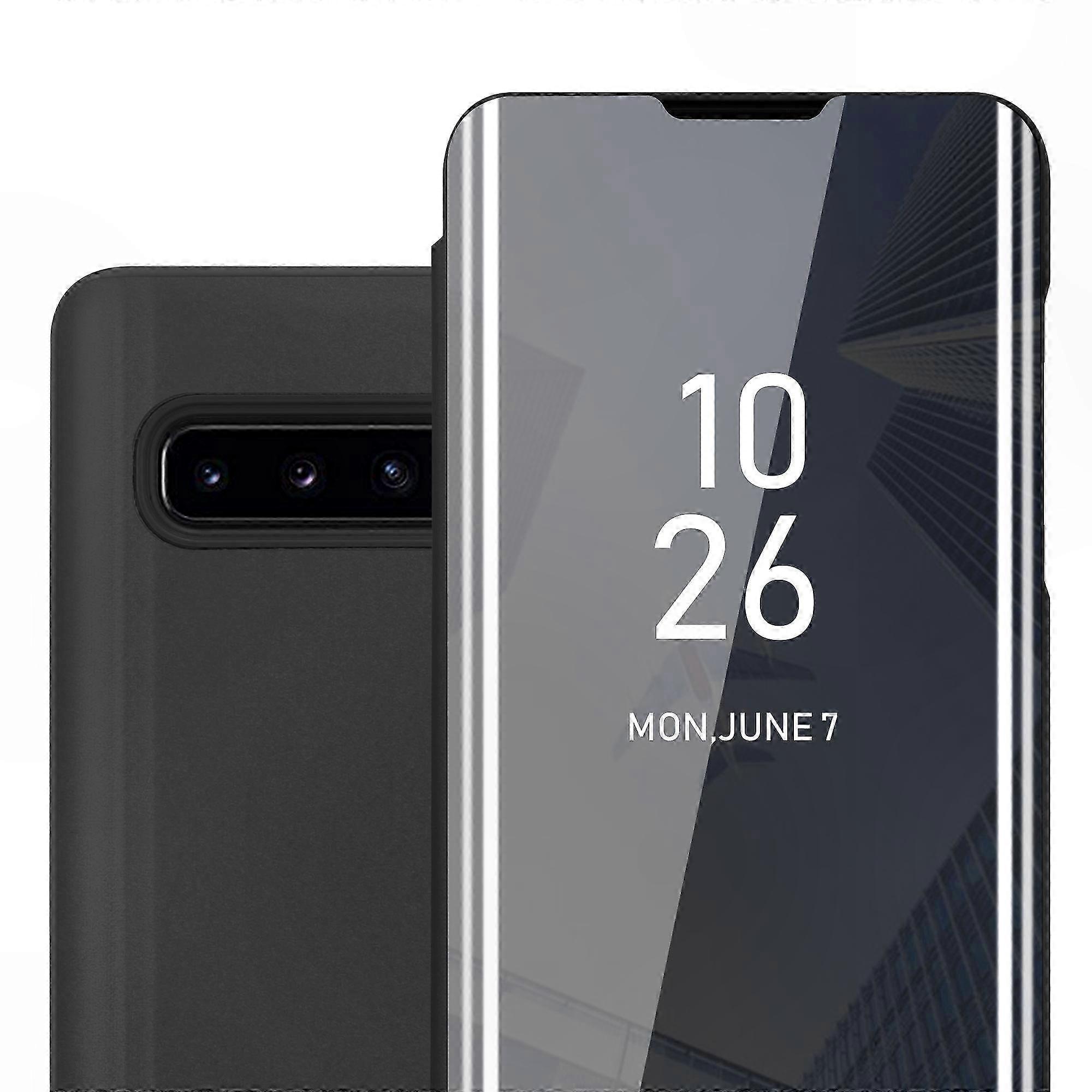 Galaxy S10 Plus Hülle Mit Smart View Funktion, Klappschutzhülle Für Den Bildschirm