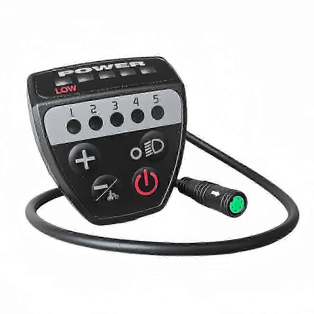Lcd-display Am Controller Für E-mountainbikes, Uart-protokoll, Kompatibel Mit Mittelmotoren, Robustes Digitaldisplay, Ersatzteil Für E-bikes