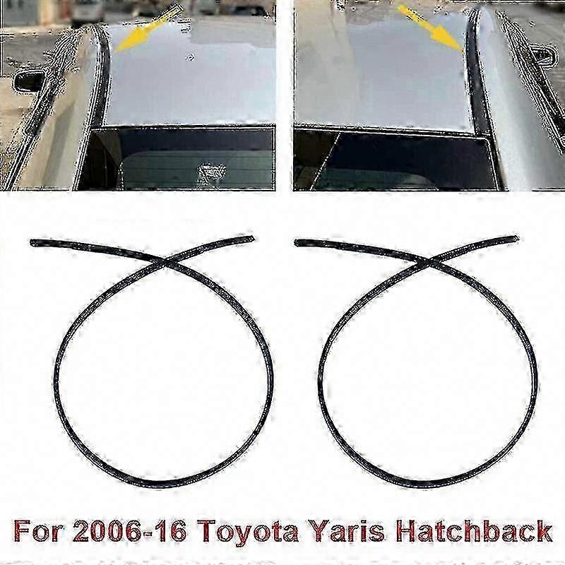 Linke Und Rechte Dachrinnenverkleidung Für Yaris Schrägheck 2006-2016, Seitliche Kunststoffleiste