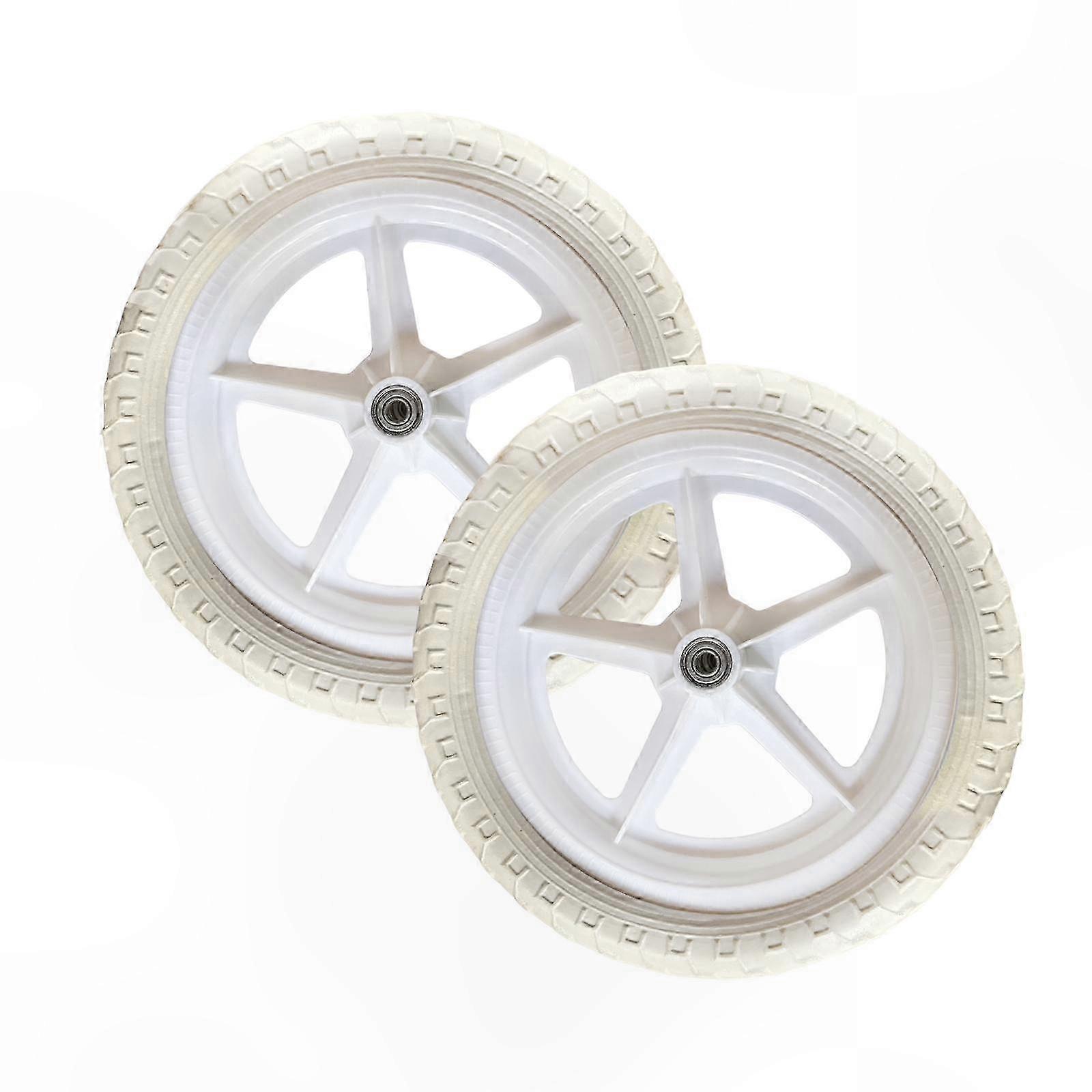 Paar 12-zoll-schlauchlos-kinderfahrradräder, Fahrradunterstützung, 2er-set, Pannensichere Reifen, Ideal Zum Lernen Und Fahren.