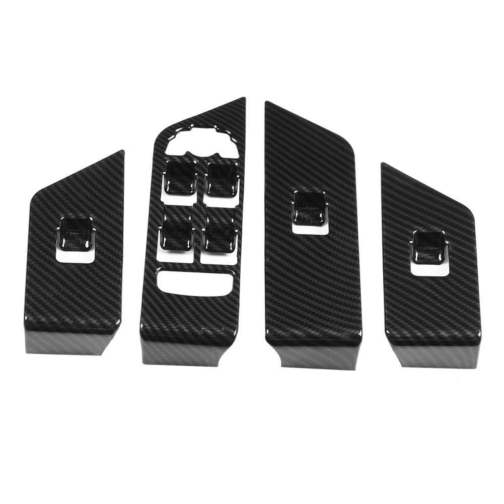 4 Fensterheberschalter-rahmenblenden Aus Kohlefaser, Land Rover Range Rover Evoque 2012-2017