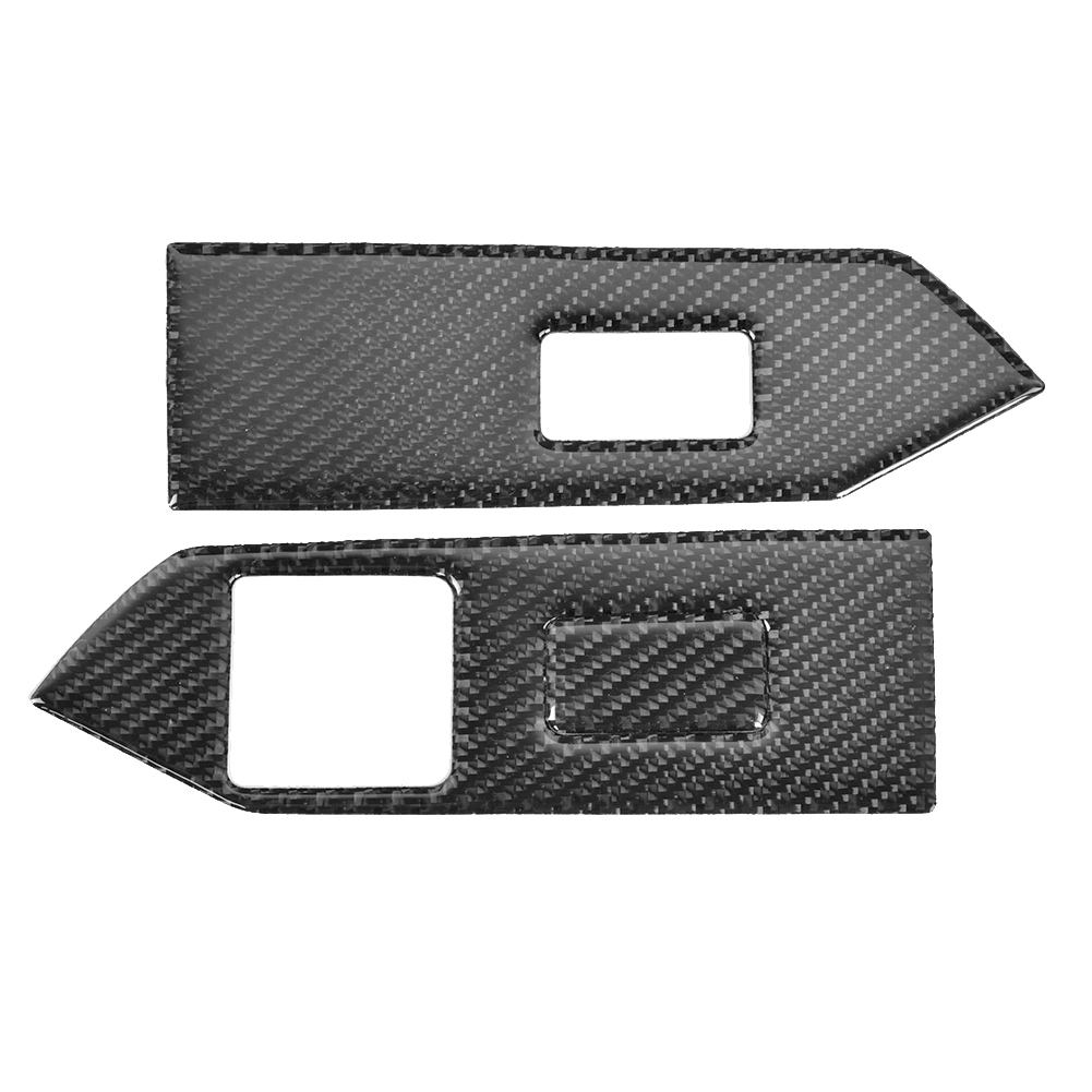 3-teiliges Set Fensterheber-zierleisten Aus Kohlefaser Für Ford Mustang 2009-2013