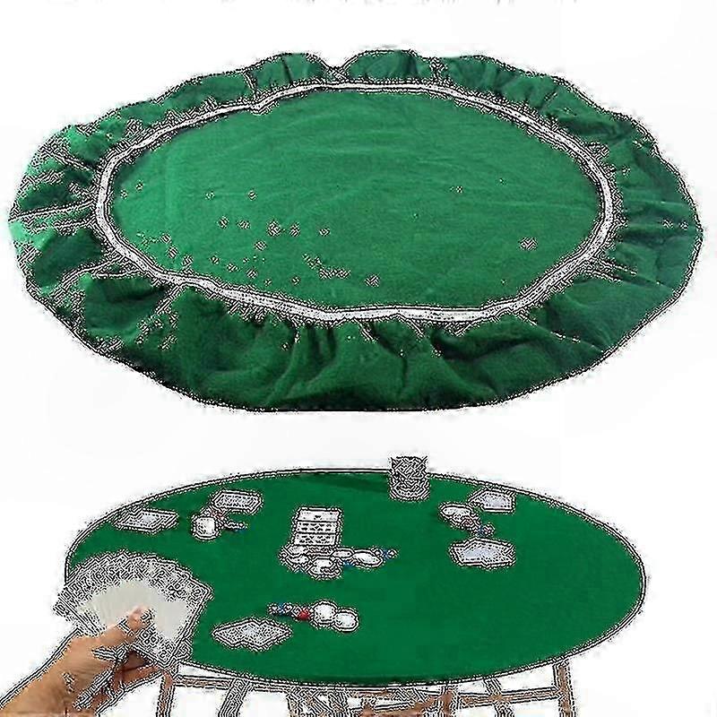 Elastische Tischdecke Für Spieltische (91–122 Cm), Poker- Und Bridgezubehör, Robuster Schutz, Perfekte Passform, Ideal Für Karten- Und Brettspiele