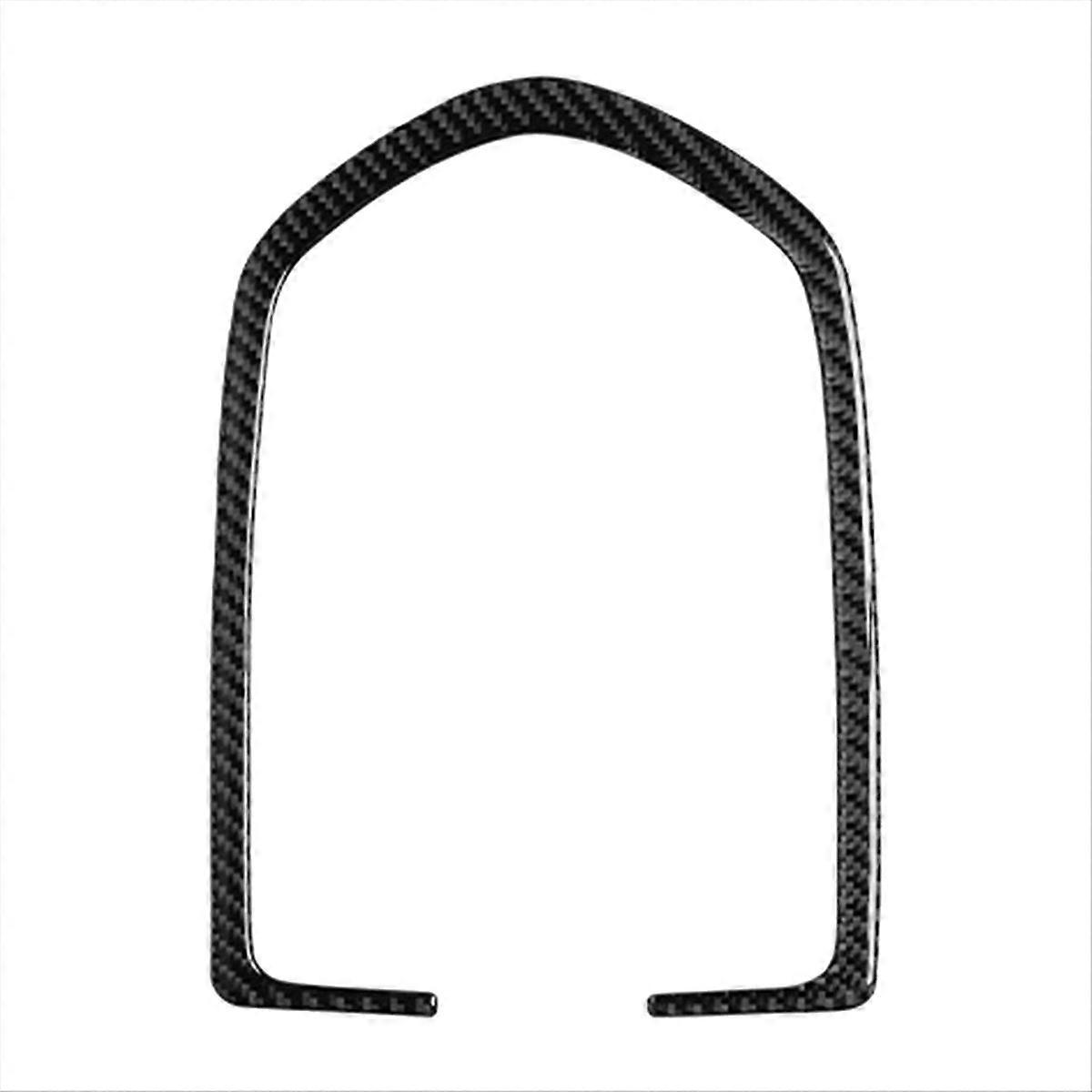 Front-leseleuchtenblende Aus Kohlefaser, Dekorativer Auto-zieraufkleber, Innenraumschutz, Sportliche Optik, Starker Klebstoff, Rennsport-stil, Autozubehör.