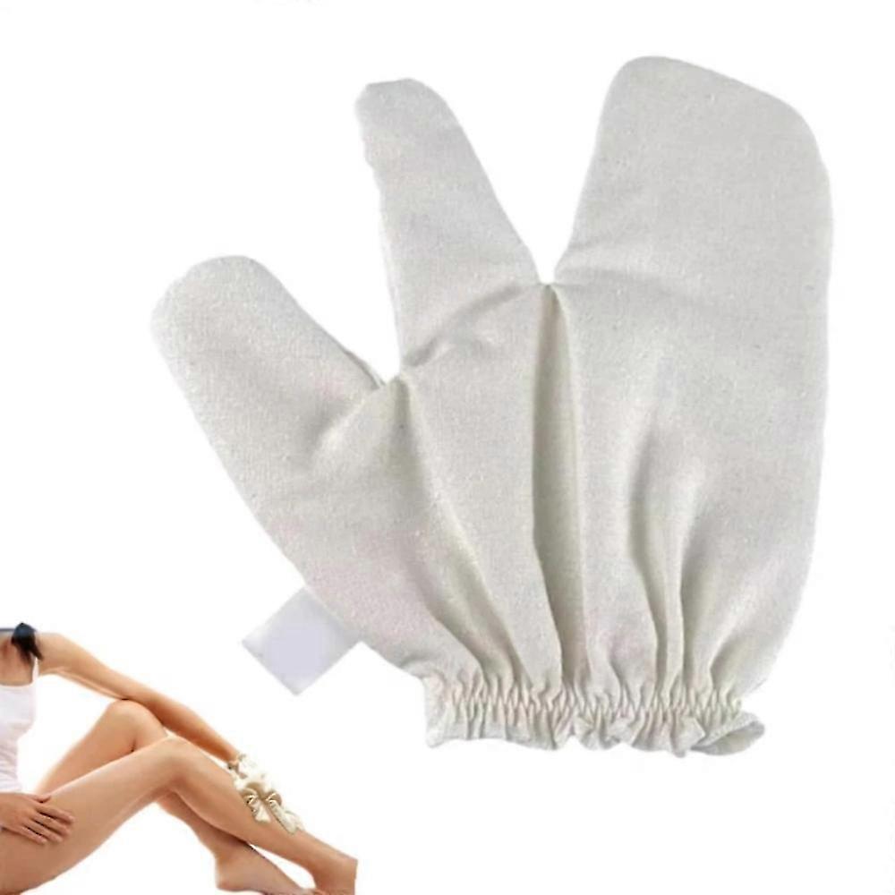 Ayurvedische Rohseidenhandschuhe Für Trockenbürsten Und Sanftes Peeling, Modell 2025, Wiederverwendbares Paar.