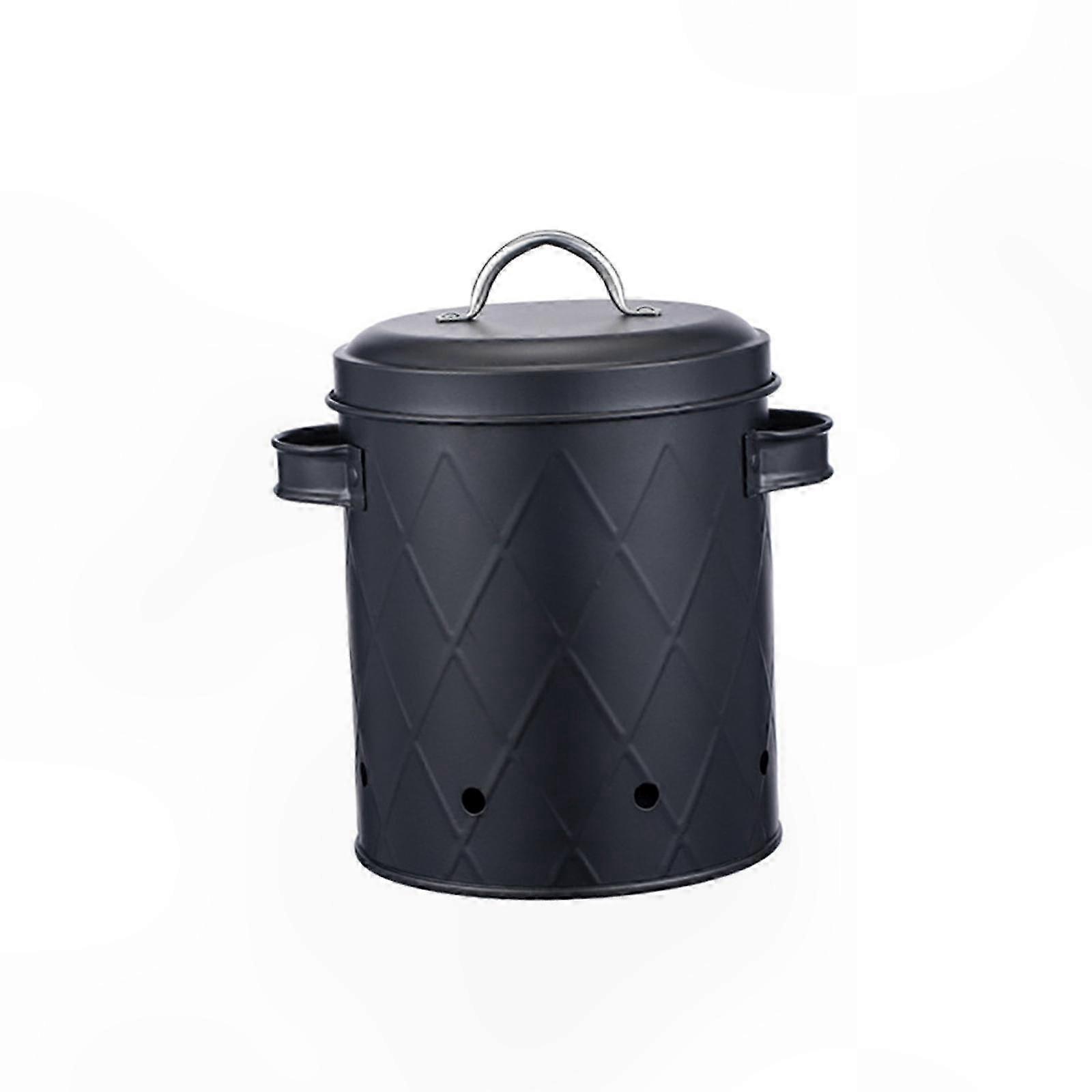 Belüfteter Metallbehälter Für Obst Und Gemüse, Belüftete Lebensmittelaufbewahrung, Robuste Aufbewahrungsbox Aus Eisen, Belüftungsgitter, Ideal Für Küche Und Speisekammer.