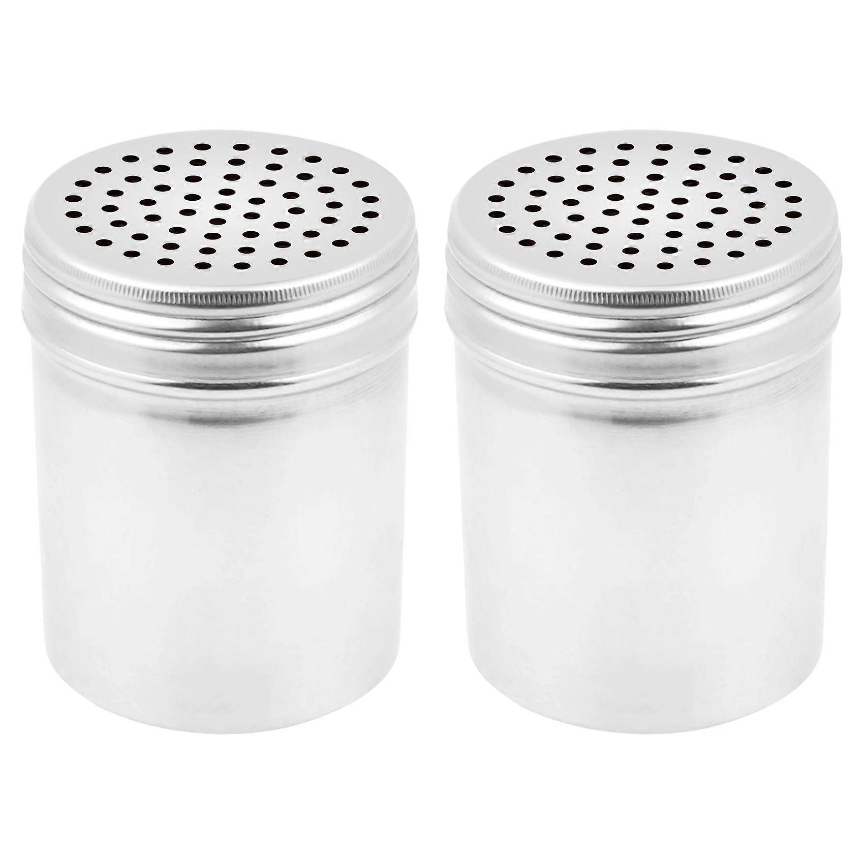 (2er-set) Gewürzstreuer Aus Edelstahl, 283 Ml, Zum Backen Und Kochen