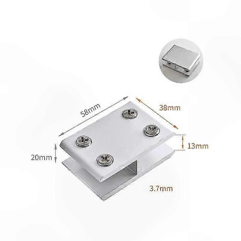 Verstellbare Doppelseitenklemmen Für 10–12 Mm Glasscheiben, 4er-set, Robuste Und Vielseitige Befestigung