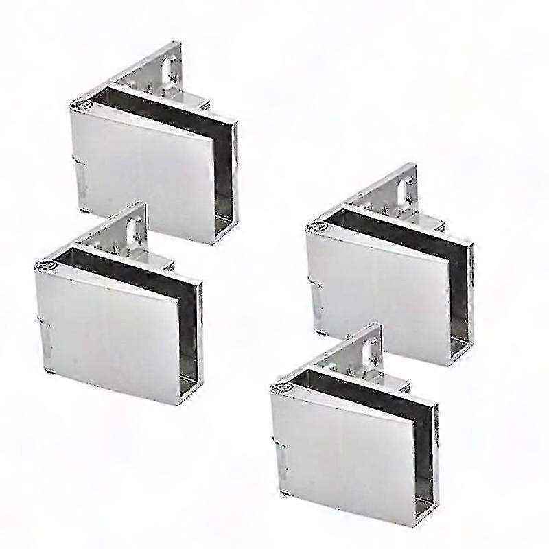 4er-pack Scharniere Für Glastüren, Drehpunkte Für Glasmöbel, Scharniere Für Küchenschränke Und Vitrinen, Scharniere Für Weinregale, Modell L-