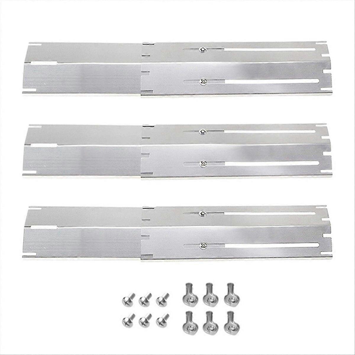 Verstellbarer Gasgrill/heizplatte Aus Edelstahl, 3-teiliges Set Für Grillabende Im Freien.