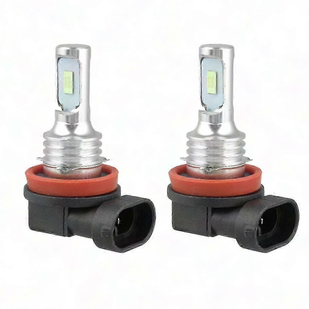 2er-pack Ultrahelle Led-lampen (h8, H9 Und H11), 8000 Lm, 80 W, Abblend-/fernlicht, 8000 K Gletscherblau, Leistungsstarke Fahrzeugbeleuchtung