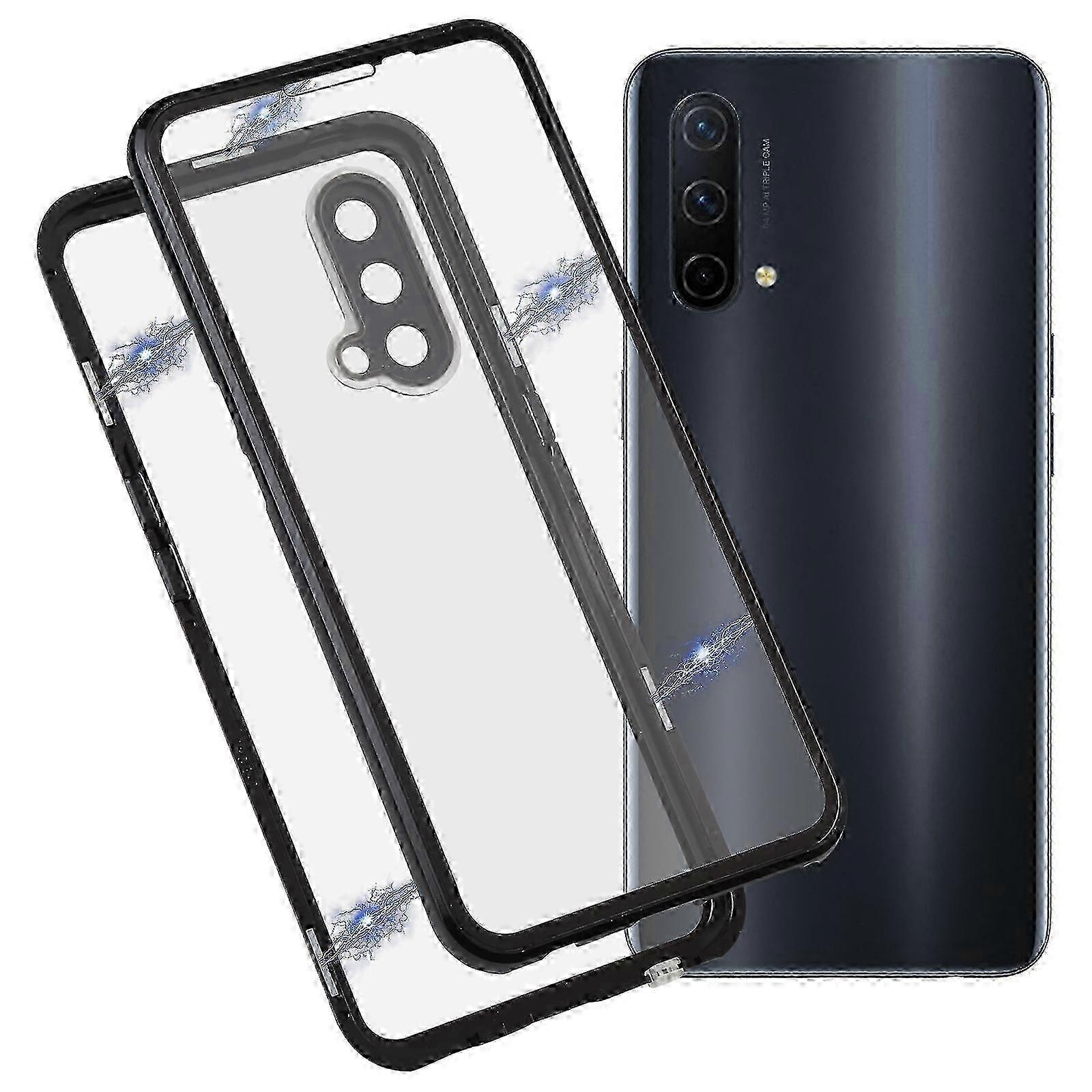 Magnetischer Displayschutz Aus Gehärtetem Glas Für 5g-smartphones – Rundumschutz Mit Robustem Metallrahmen, Vollständige Abdeckung, Stoßfestes Gehäuse, Kompatibel Mit Verschiedenen Modellen, Hochwerti