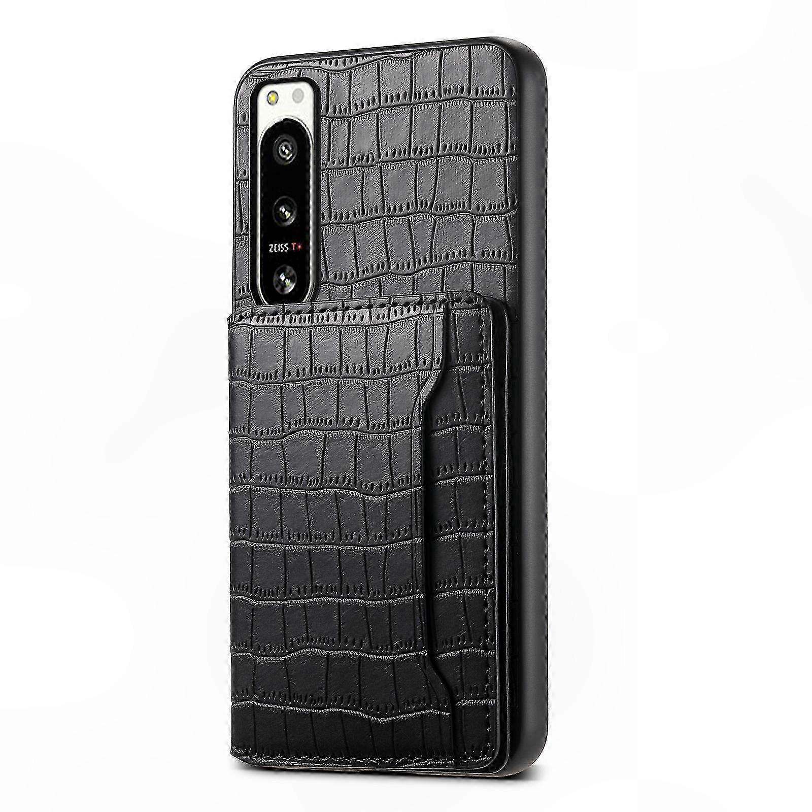 Strukturierte Handyhülle Im Brieftaschenformat, 360°-rundumschutz, Stoß- Und Kratzfest