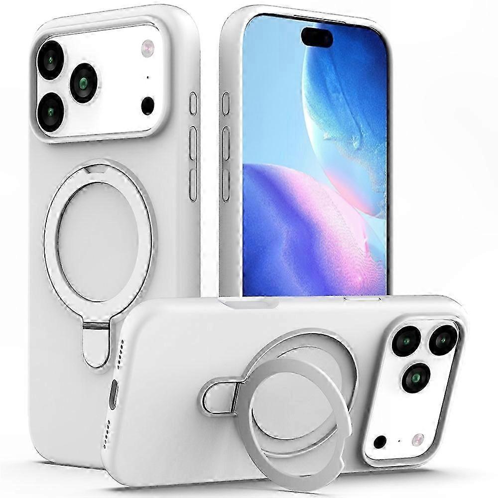 Hybrid-hülle Aus Silikon Und Polycarbonat Mit Magsafe-halterung Für Iphone 17 Pro, Robuste Hülle Mit Integriertem Ständer, Stoßfester Schutz, Weiche Oberfläche, Kompatibel Mit Kabellosem Laden, Prakti