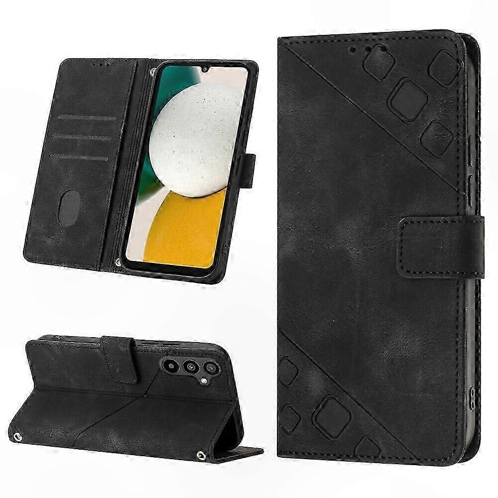 Magnetische Leder-klapphülle Für Galaxy A34, Integrierter Kartenhalter, Kompatible Schutzhülle, Elegante Verarbeitung, Robust Und Praktisch Für Den Täglichen Gebrauch