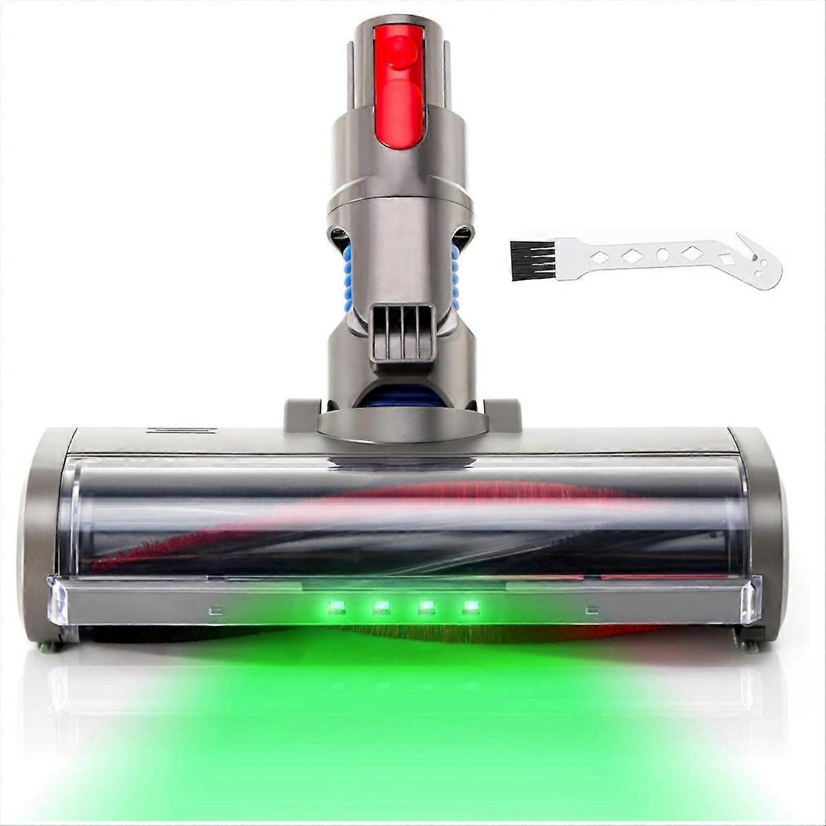 Elektrische Bürste V7 V8 V10 V11 V15 Mit Grüner Led-leuchte, Staubsauger-scherkopf, Kompatibles Beleuchtetes Zubehör, Hochleistungs-ersatzteil