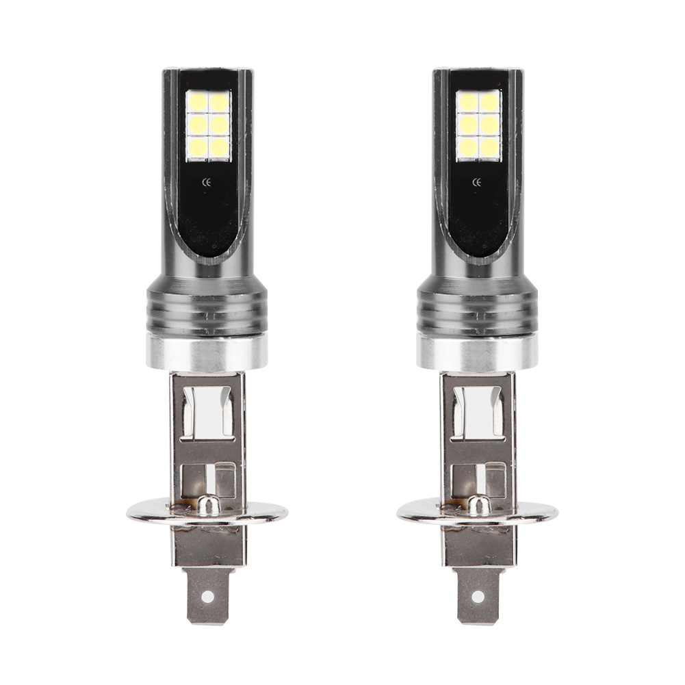 2 H1 24w 6000k 12led 3030 Glühbirnen Für Nebelscheinwerfer, Autozubehör