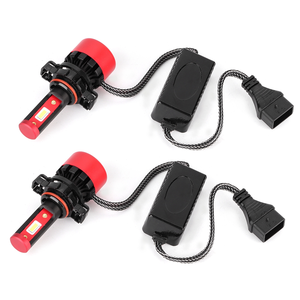 2 Weiße Automatische Autoscheinwerfer L8h 52502 96w Leistungsstarke Led-lampen
