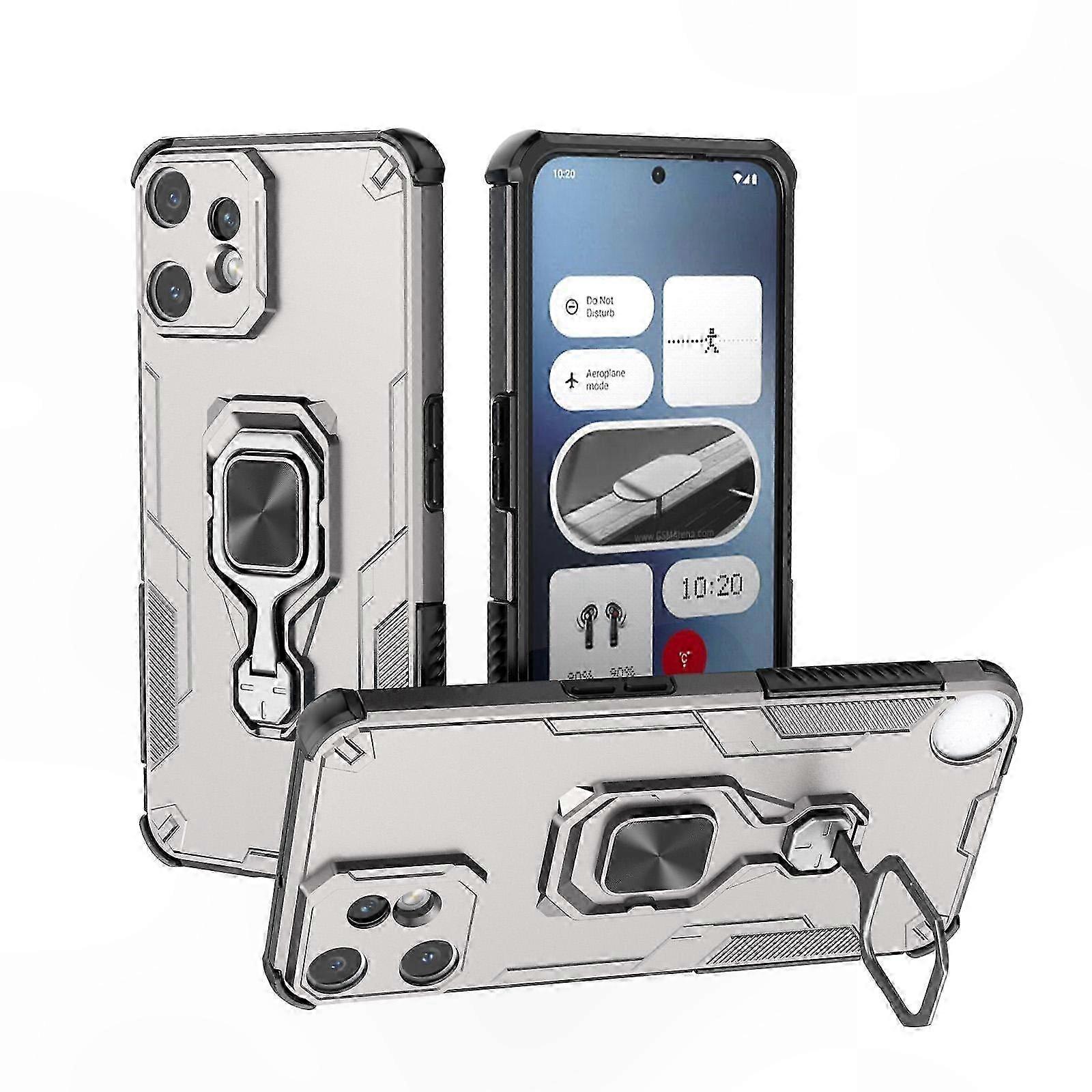 Hybrid-tpu-handyhülle Mit Metallständer Für Cmf Phone 2 Pro, Robuster Schutz, Integrierter Ständer, Schlanke Und Langlebige Hülle, Praktisches Zubehör Für Den Täglichen Gebrauch.