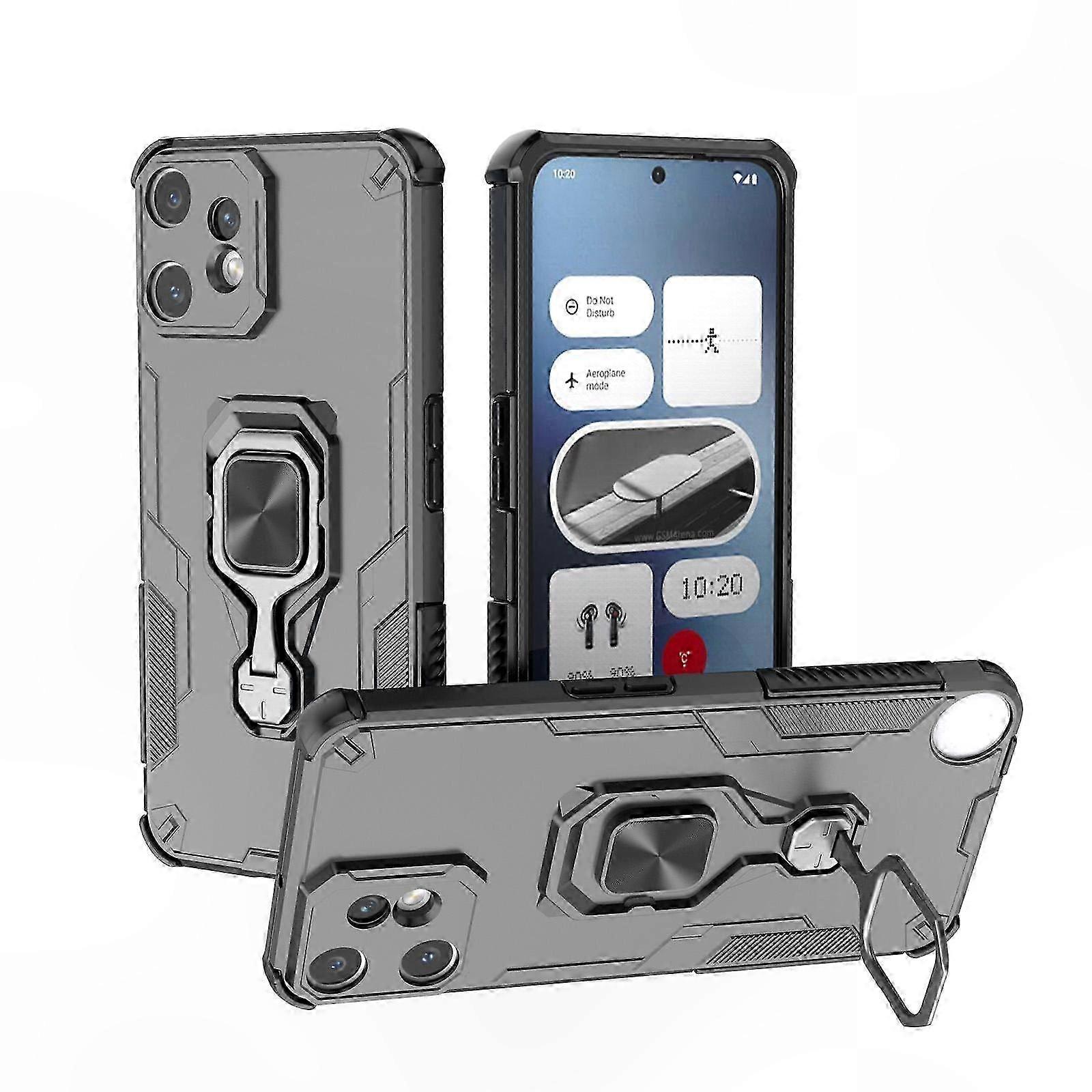 Hybrid-tpu-handyhülle Mit Integriertem Metallständer Für Cmf Phone 2 Pro, Robuster Schutz, Leichtes Finish, Praktisches Zubehör, Harte Und Weiche Hülle, Elegantes Design, Kompatibel Mit Dem Pro 2 Mode