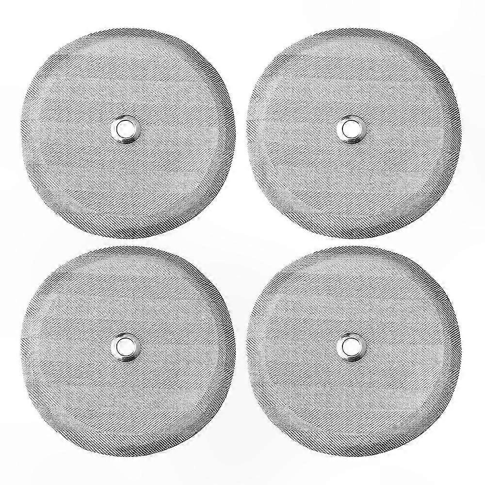 Kaffeefilter Aus Edelstahl, 4er-set, Wiederverwendbares Sieb Für 8-tassen-french-press, Geeignet Für Ein Fassungsvermögen Von 1000 Ml.