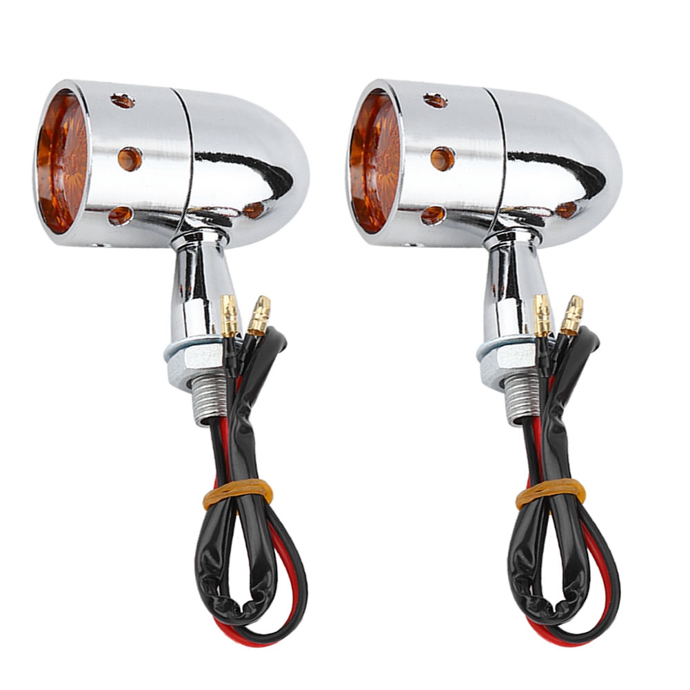 Retro-led-blinker Im Bullet-stil Für Motorräder, Kontrollleuchten