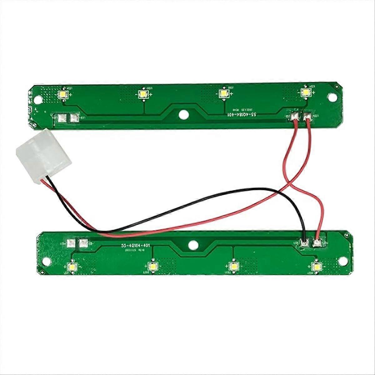 Set Mit 2 Led-kühlschrank-lichtpaneelen, Innenbeleuchtung Für Kühlschränke, Ersatz-lichtpaneel, Kompatibel Mit Kühlschranktüren, 2 Led-lampen, 12 V
