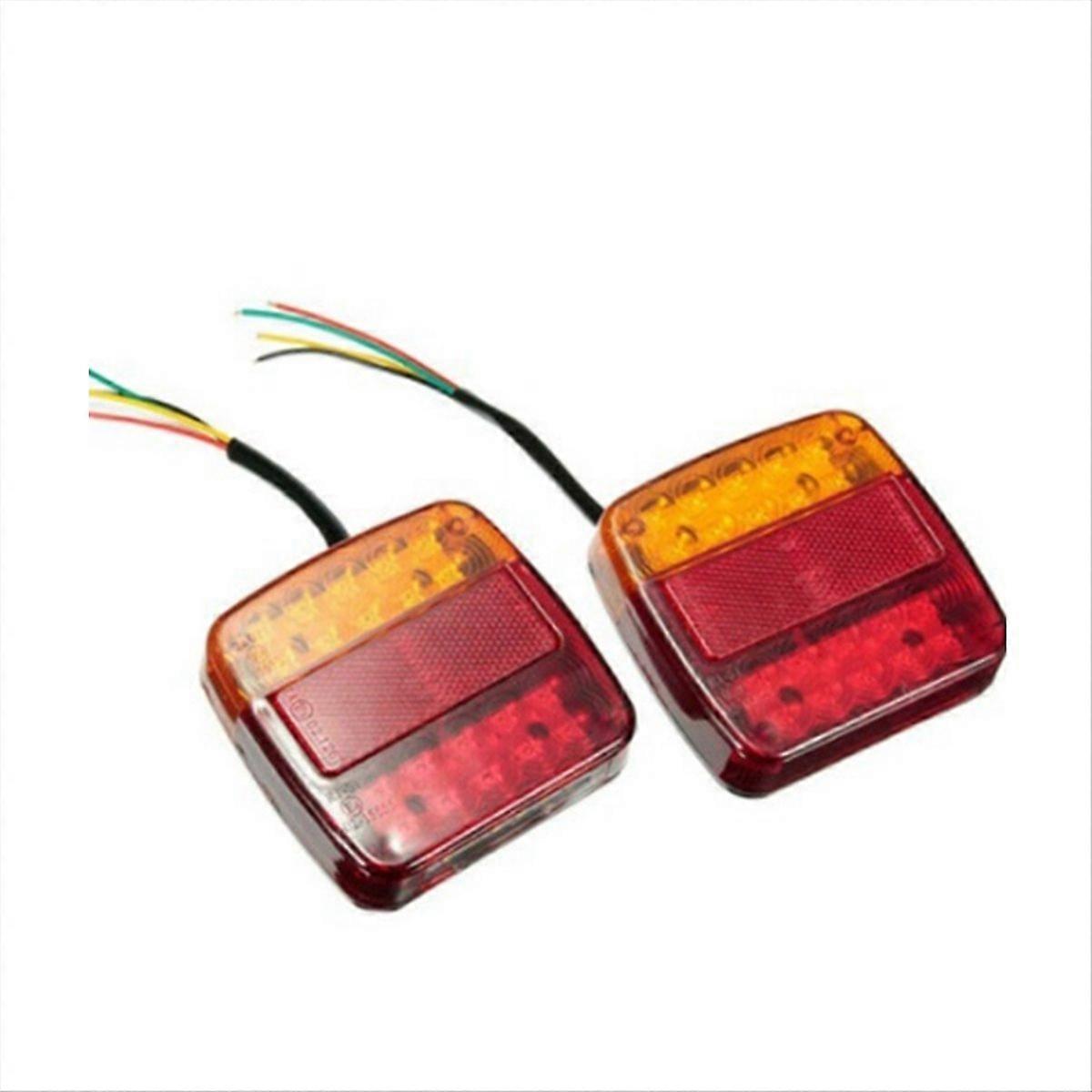 12v 26led Lkw-rückleuchten, Blinker Und Bremslicht, 2 Stück, Robuste Lichtsignale Für Anhänger Oder Nutzfahrzeuge.