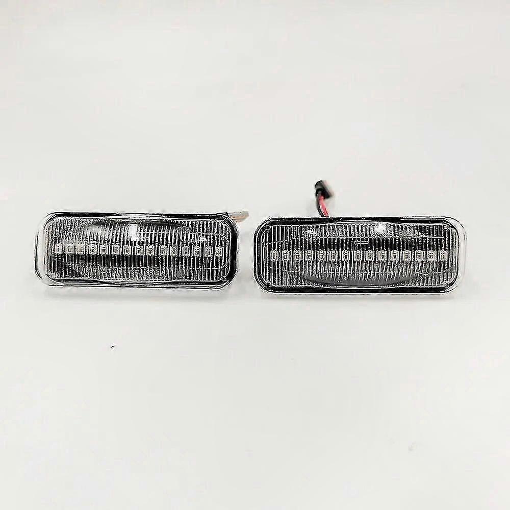 Dynamische Led-blinker (2 Stück) Für Caravan Stufenheck 1994–2003, Sequentielle Seitenblinker Für Den Vorderen Kotflügel, Positionsleuchten