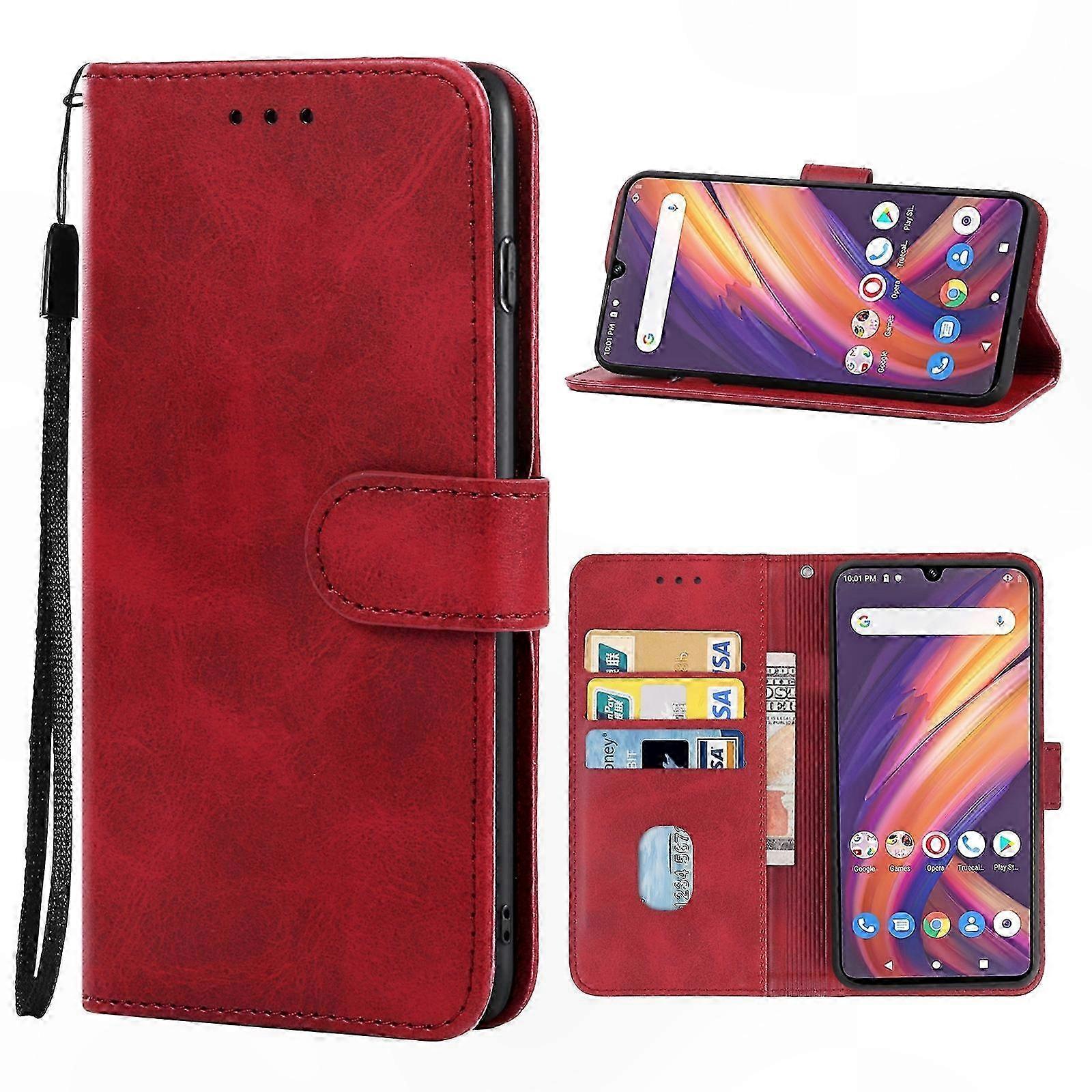 Schutzhülle Aus Echtem Leder Für Das A6 Note Smartphone, Stoßfeste Hartschale, Elegante Verarbeitung, Praktisches Fach, Passgenau, Robust Und Langlebig
