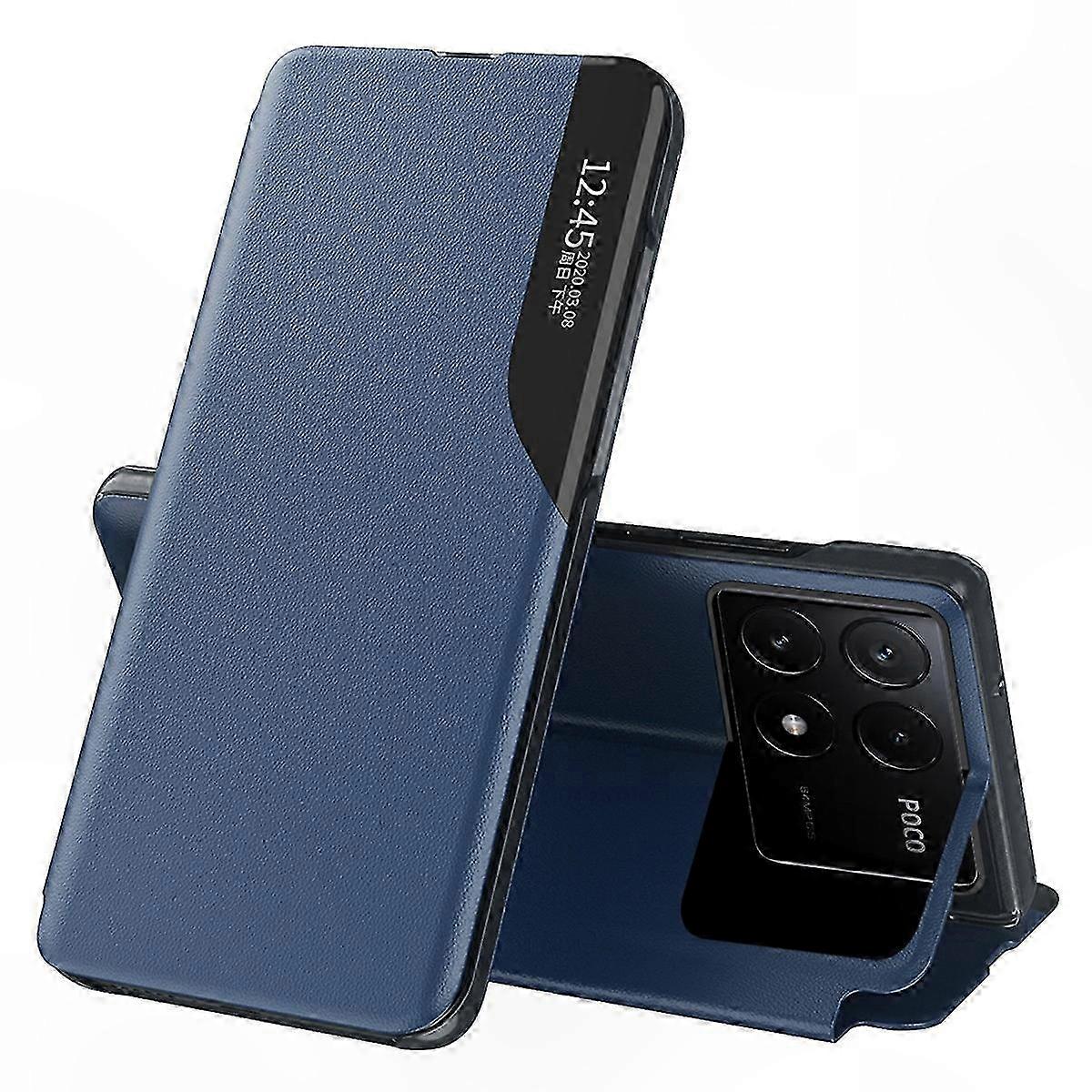Poco X6 Pro 5g Flip Case Mit Sichtfenster, Faltbare, Ständerförmige Hülle Für Redmi K70e, Hartschalen-schutzhülle Mit Aufstellfunktion, Rundumschutz