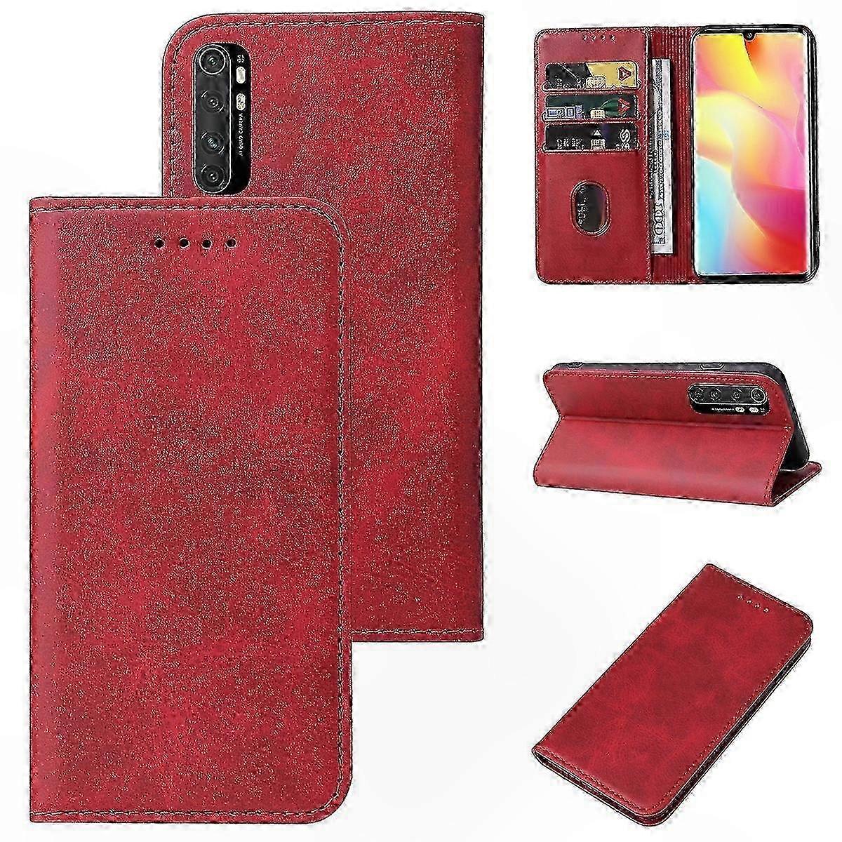 Lederhülle Mit Magnetverschluss Für Samsung Galaxy Note 10 Lite, Elegante Schutzhülle, Klapphülle, Hochwertige Verarbeitung, Kompatibel Mit Smartphones, Accessoire Für Damen Und Herren, Robust Und Lan