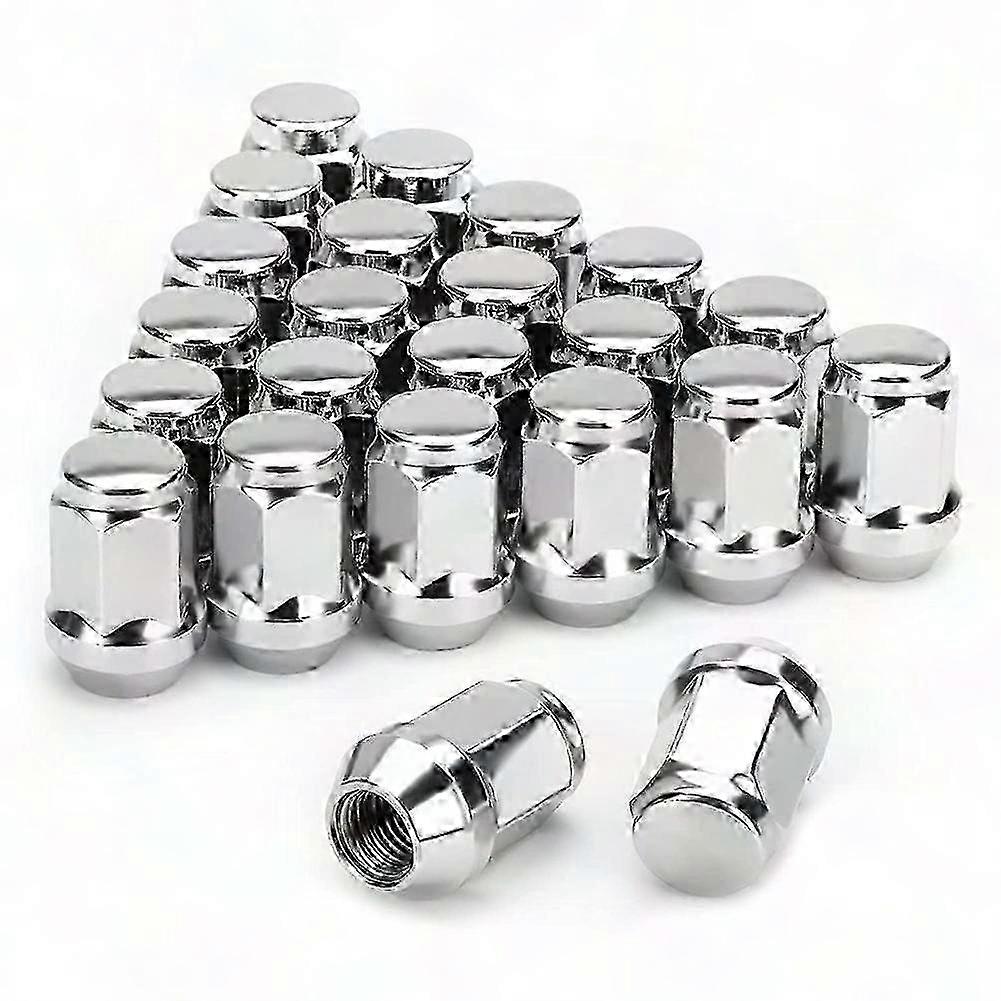 12x1,5 Radmuttern, Geschlossener Kegel, 24 Stück, Für Cruiser 2007-2022 Und Sequoia 2001-2007, Gewölbtes Ende, Robuste Befestigung