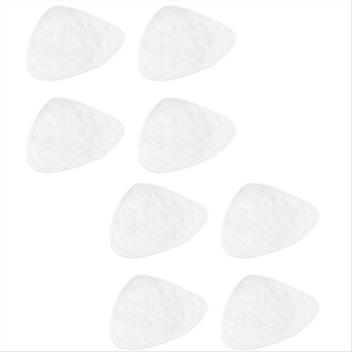 8 Ersatz-mikrofasertücher Für Dampfreiniger, 8er-set, Bodenreinigung, Kompatibel Mit Dampfreinigern, Dickes, Wiederverwendbares Gewebe, Hohe Saugfähigkeit, 40 Cm, Für Den Hausgebrauch
