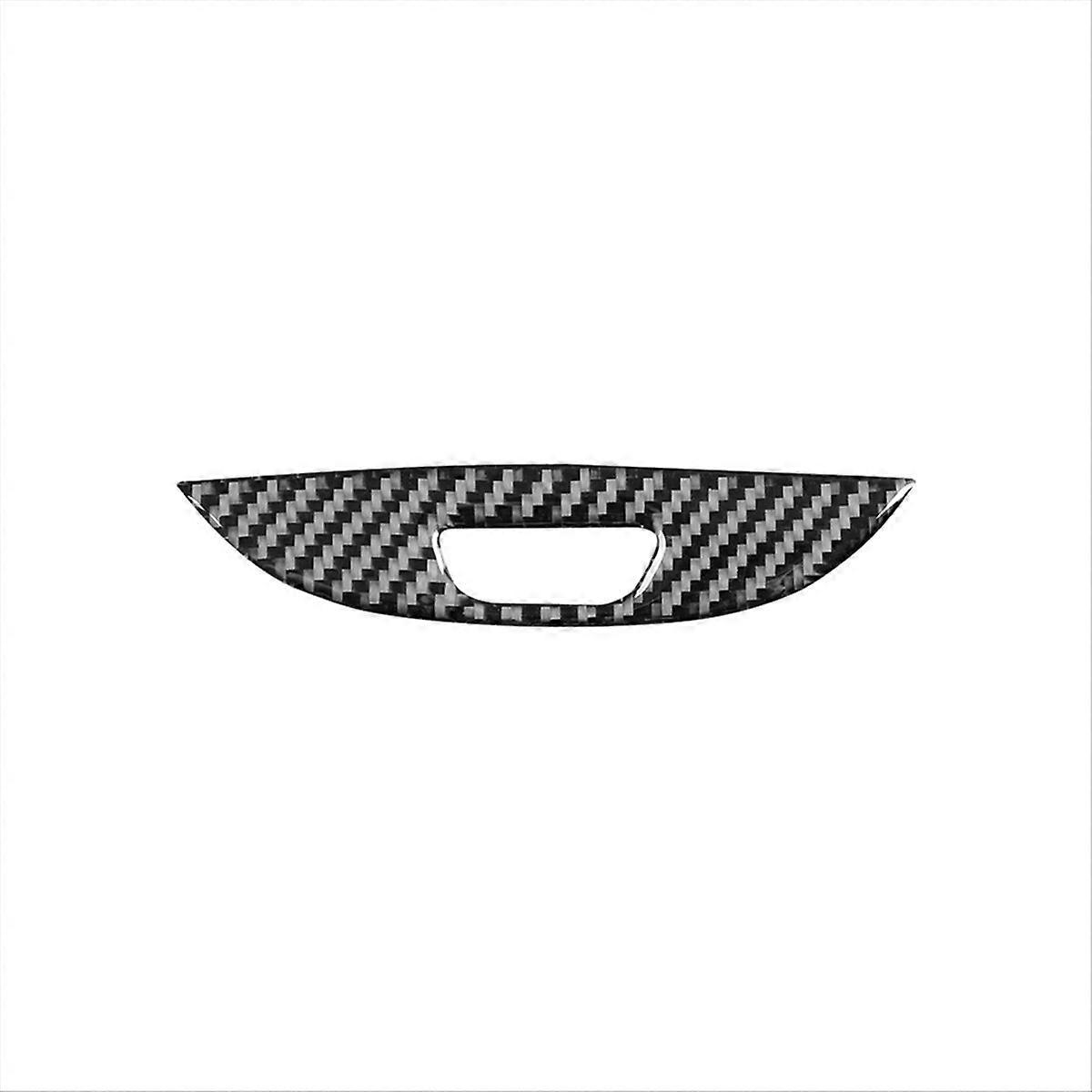 Carbonfaser-abdeckleiste Für Bmw X5 Mittelkonsole, Armlehnenfach, Schalterschutz, Glänzend Schwarze Weboptik, Interieur-dekorblende