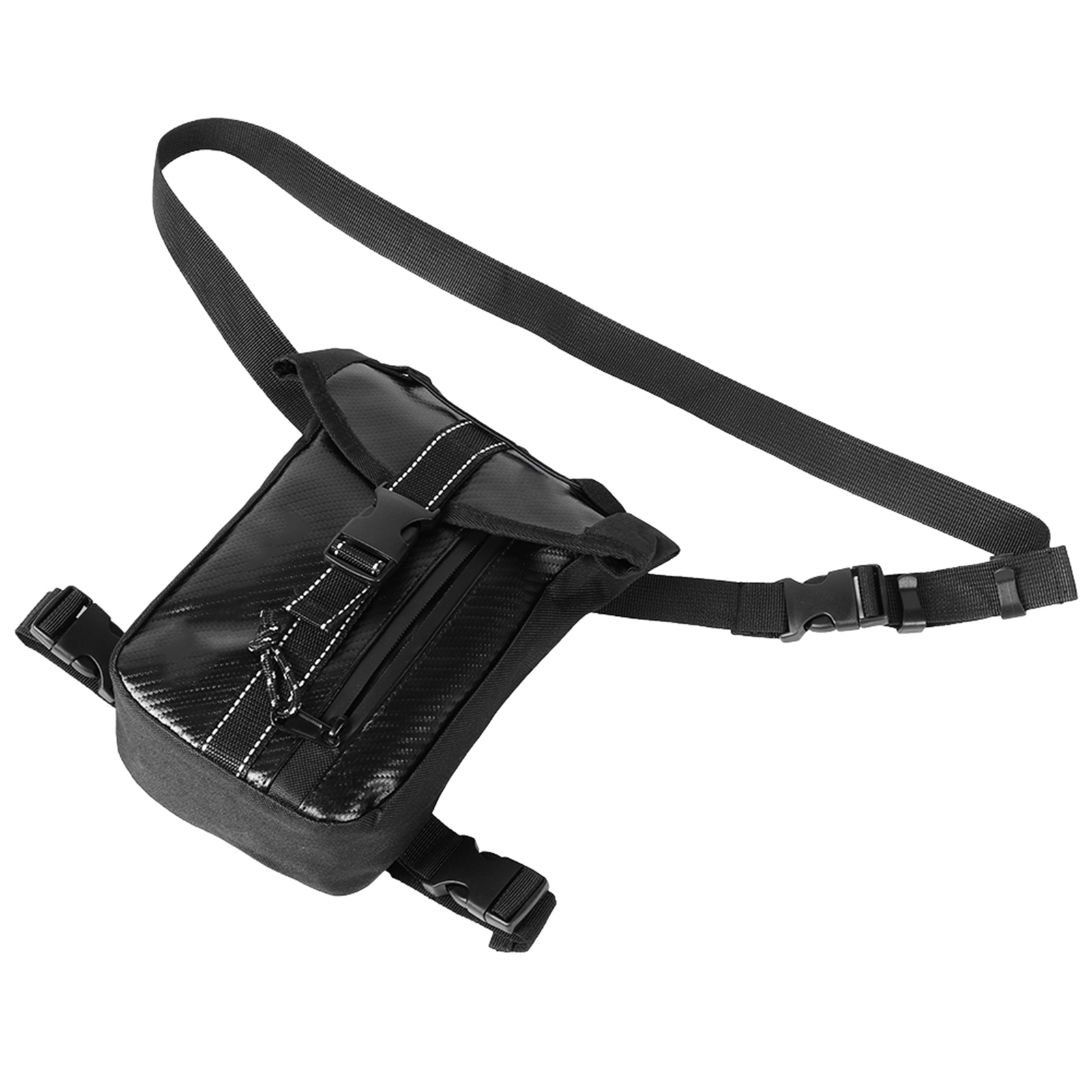 Wasserdichte Motorradtasche Aus Kohlefaser, Schultertasche Für Oberschenkel, Hüfte Und Schulter, Wasserdicht Für Motorradfahrer.