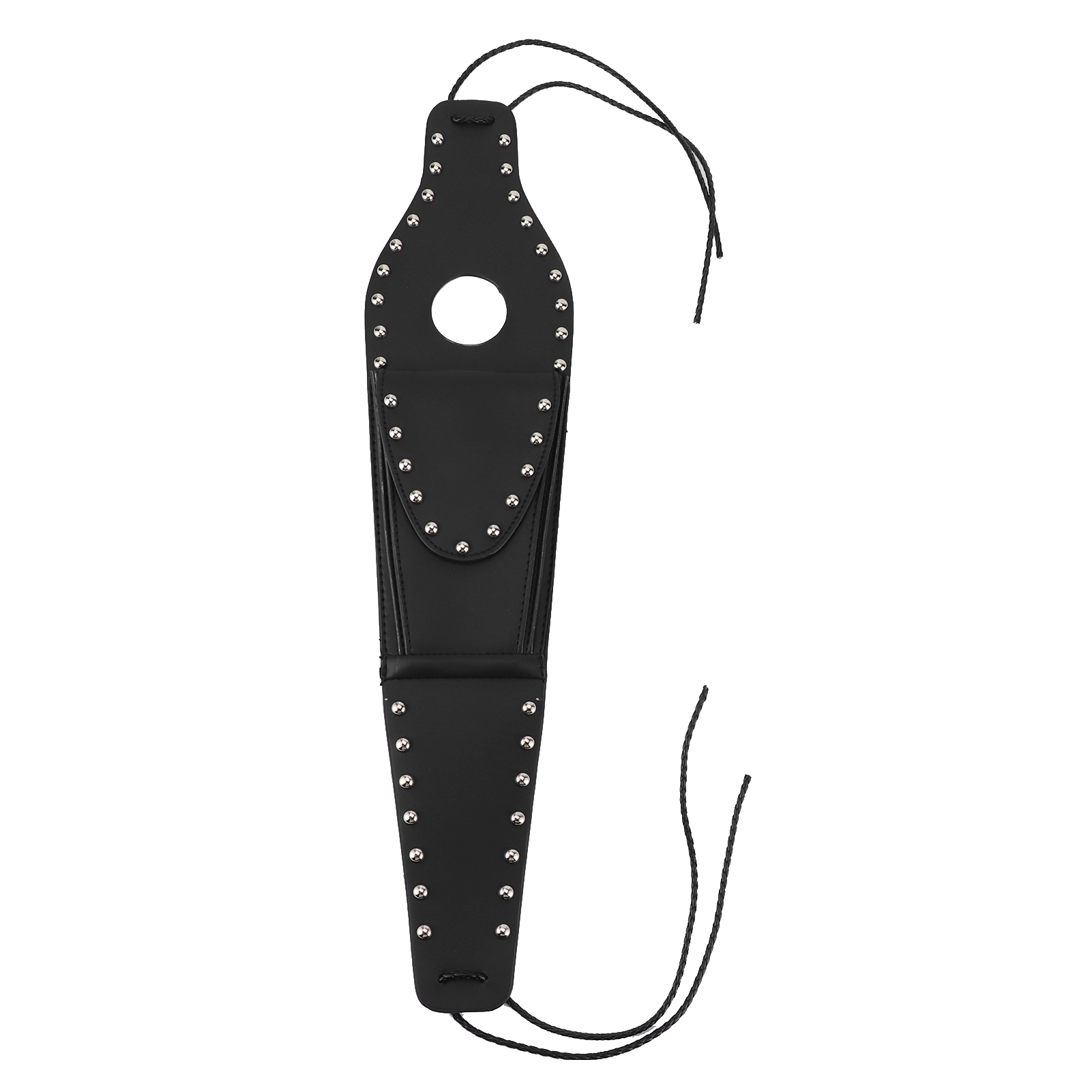Motorrad-kraftstofftank, Verkleidung Mit Tasche Aus Pu-leder, Silbergenieteter Rand, Kompatibel Mit Xl 883 1200 48