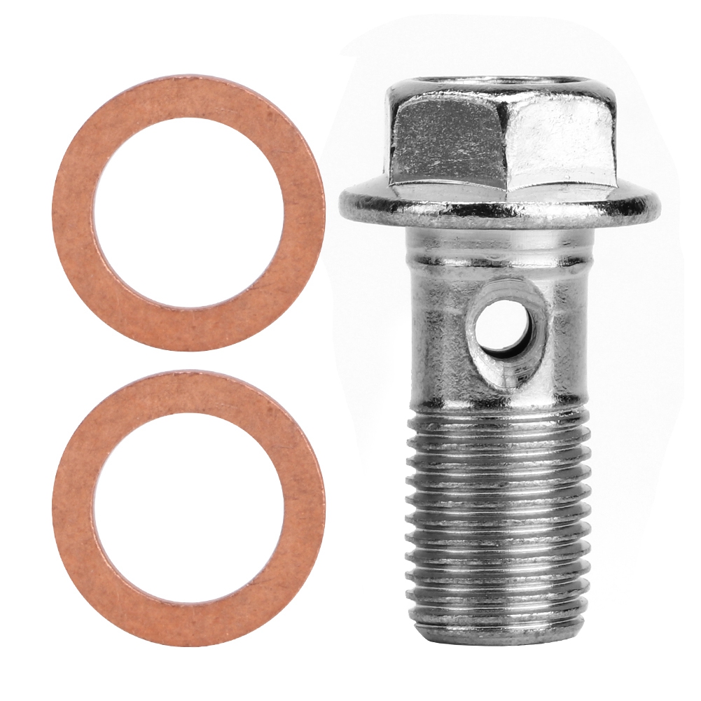 Satz M10x1.00 10mm Bremsschrauben Für Motorrad-hauptbremszylinder, Kompatibel Mit Suzuki, Honda, Kawasaki Und Yamaha.