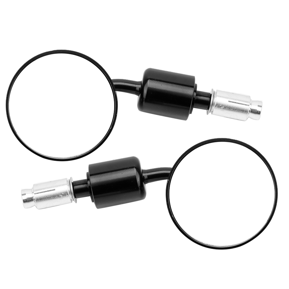 2 Modifizierte Ovale Motorradspiegel, 22 Mm Reflektierende Seitenspiegel