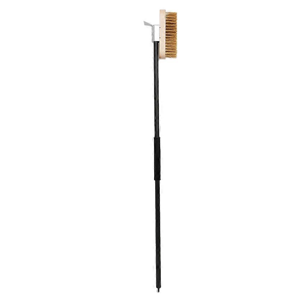 Pizzaofenbürste Aus Kupfer, 80 Cm Langer Aluminiumgriff, Professionelle Reinigung, Langlebige Borsten, Kochwerkzeug, Große Reichweite, Einfache Pflege, Grillzubehör, Robustes Modell.