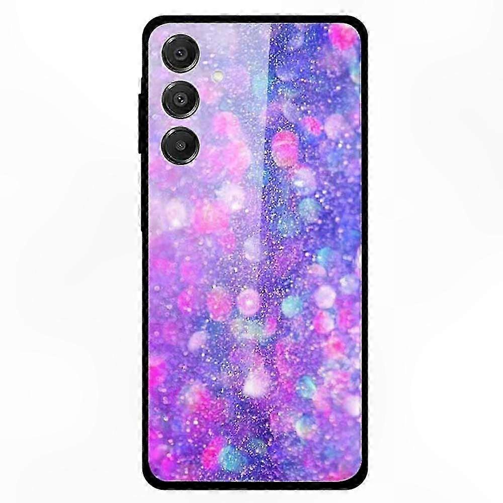 Schutzhülle Aus Gehärtetem Glas Mit Aufgedrucktem Design Für Samsung Galaxy A16 5g/4g, Extrem Widerstandsfähiger Rückseitenschutz, Schlanke, Transparente Hülle, Stoß- Und Kratzfest, Einzigartiges Desi