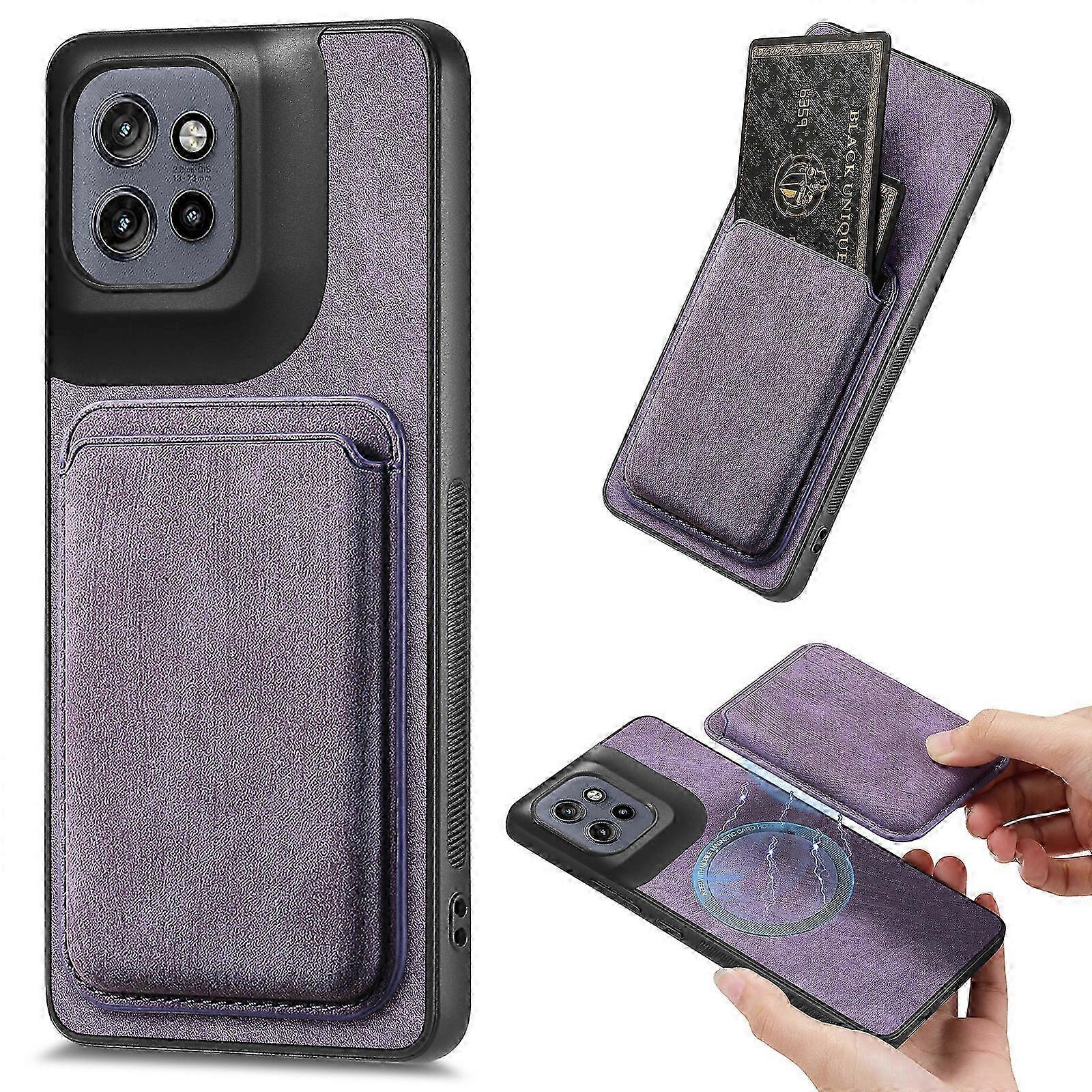 Retro-hülle Aus Leder Und Tpu Für 5g-smartphones, Herausnehmbares Kartenfach, Robuster Schutz Und Vintage-stil