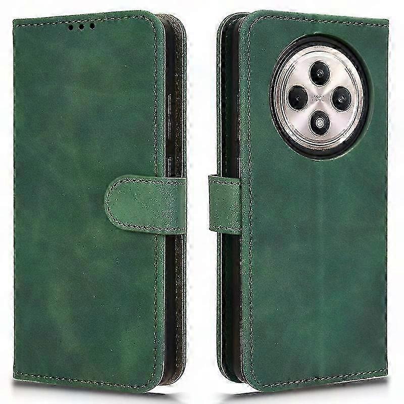 Schutzhülle Aus Weichem Leder Für Oppo Reno12 F 5g, Magnetische Anti-sturz-hülle Mit Klappdeckel, Strukturierte Oberfläche, Rundumschutz